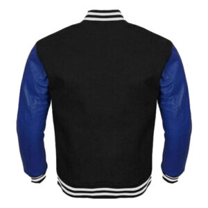 Baseball Black And Blue Varsity Jacket - Image 2