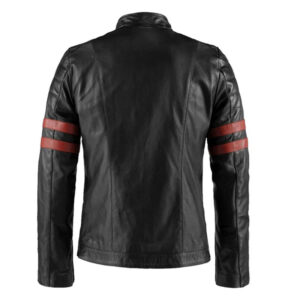 Lambskin Black Leather Fashion Jacket - Image 3