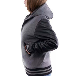 Ribbed Style Varsity Jacket - Image 2