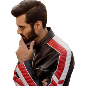 Cafe Racer Leather Jacket - Image 3