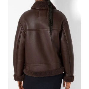 Shearling Aviator Biker Leather Jackets & Coat - Image 3