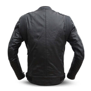 Black Stylish Motorbike Jacket - Image 5