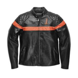 New Replica Harley Davidson Genuine Leather Motorcycle Jacket - Image 1