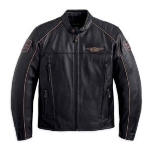 New Replica Harley Davidson Motorcycle Leather Jacket - Image 1