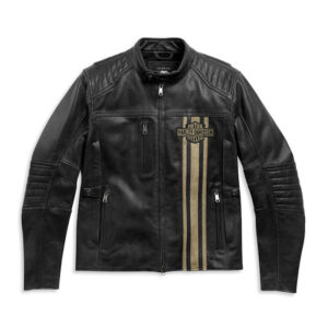 Harley Davidson Triple Vent Passing Link Motorcycle Racing Jacket - Image 1