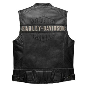 Passing Link Motorcycle Leather Vest - Image 2