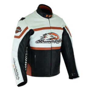 Harley Davidson Triple Vent Leather Jacket - Image 2