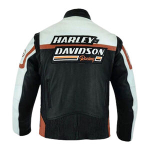 Harley Davidson Triple Vent Leather Jacket - Image 3