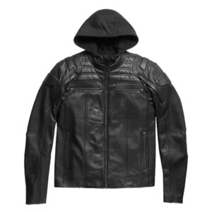 Reflective Skull HD Genuine Motorcycle Leather Jacket - Image 1