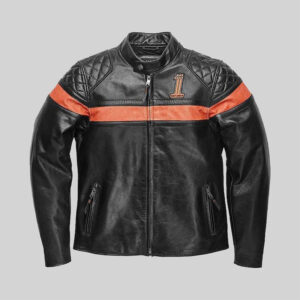 Men’s Harley Davidson Black Leather And Motorcycle And  Riding Leather Jacket - Image 1